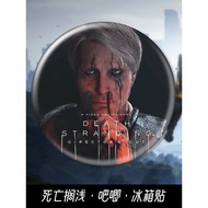 Death Stranding Metal Badge Bar Chirp Refrigerator Sticker Hideo Kojima Game Merchandise Uncle Mamai