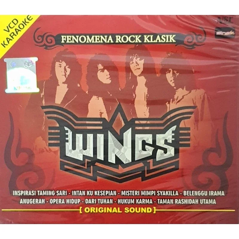 VCD KARAOKE - WINGS FENOMENA ROCK KLASIK