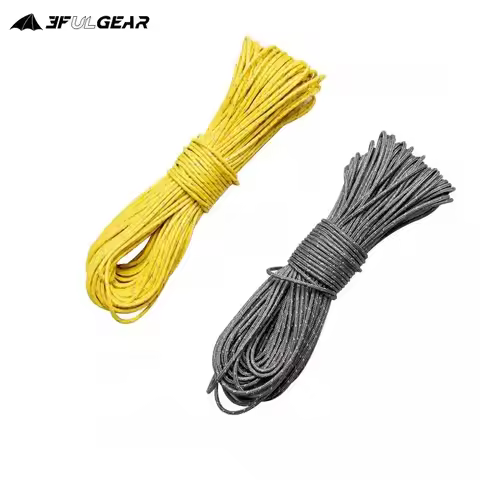 3F UL GEAR Outdoor Tent Reflective Rope With 10 Free Buttons 1.5MM 20 Meters Hiking Camping Nylon UH