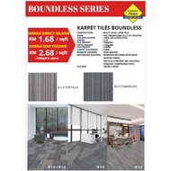 [READY STOCK] PER SQFT / BOUNDLESS SQ CARPET TILES KARPET TILES PEJABAT OFFICE MURAH - 28 PCS/75.6 S