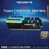 [FAST SHIP] G.SKILL Trident Z RGB | PC4-28800 | 3600 MHz DDR4 | 18-22-22-42 | Desktop Memory RAM (16GB/32GB)