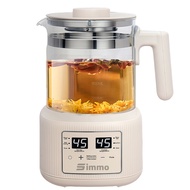 HOHOO กาต้มน้ำไฟฟ้า อเนกประสงค์ 1.3L  เครื่องทำนม กาต้มน้ำเพื่อสุขภาพ 600W หม้อต้มน้ำแบบควบคุมอุณหภู