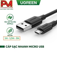 USB 2.0 to MICRO USB fast charging and data transfer cable Ugreen 60136 60137 60138 length 1m 1.5m 2