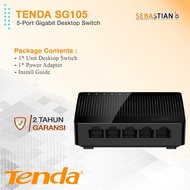 TENDA Tent Switch Hub SG105 5 Port Gigabit Desktop Switch