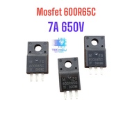 [3 pcs] Mosfet 600R65C 7A 650V N channel TO-220F (pin press as pictured)