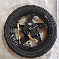 Bicycle Type Electric Vehicle Steel Ring Front Wheel 14 x 833/8-33 200/333-3377cm Universal