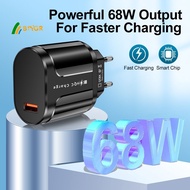 【Fast delivery】 Mobile Phone Charger For Home Travel Office 68W Universal Wall Charger For Xiaomi Hu