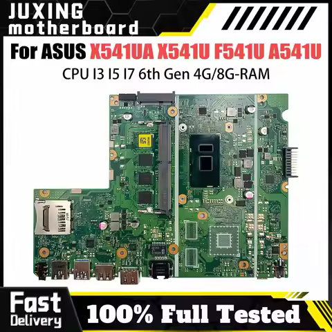 X541UA Mainboard For ASUS 541UJ X541UAK X541U F541U A541U X541UV X541UVK Laptop Motherboard i3 i5 i7