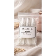 Clean Girl Fresh Perfume Set | Zara Nude Bouquet Mykonos Slow Living Afnan 9AM Pour Femme | 3×5ml