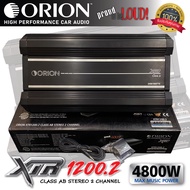 ORION XTR รุ่น XTR1200.2 CLASS AB 2 CH 4800W เพาเวอร์แอมป์ 2 ชาแนล แท้ 100% สินค้าตัวโชว์สภาพ 99% (OAX-XTR1200.2)