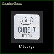 พัดรุ่น10th Intel Core I9 I7 I5 I3 CPU แล็ปท็อปสติกเกอร์โลหะสติ๊กเกอร์สัญลักษณ์