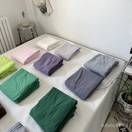 [Single Item Duvet Cover]ins Solid Color Washed Cotton Duvet Cover Pure Cotton Single and Double Nor