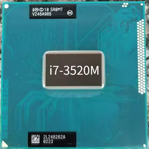 i7-3520M SR0MT Processor Dual-Core Quad-Thread Socket G2 / rPGA988B i7 3520M Laptop CPU 2.9GHz 4M 35