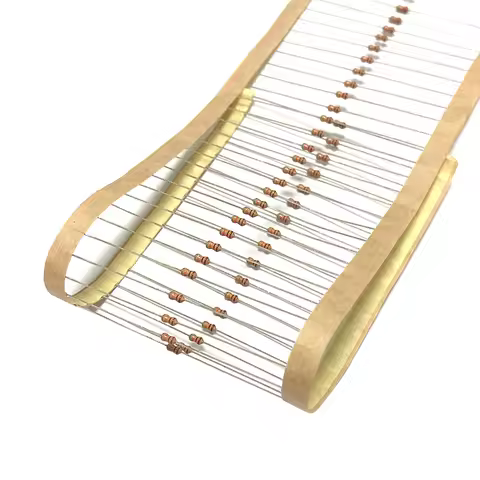 100PCS 1/8W Carbon Film Resistor 5% 2R 20R 200R 2K 20K 200K 2 20 200 R K Ohm 0.125W 0R--1M