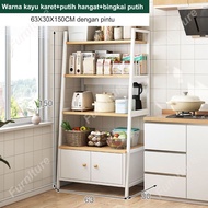 Rak Dapur 5 Susun Rak Pajangan Lemari Dapur Bertingkat Rak Besi Siku Rak Lantai