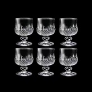 Crystal Wine Glass Clear Carved Lead-Free Goblet Embossed Goblet Cup Glassware