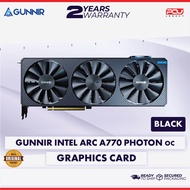 GUNNIR INTEL ARC A770 PHOTON 16GB OC GDDR6 VGA CARD (2Y) - BLACK | WHITE
