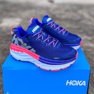 【สินค้าของแท้อย่างเป็นทางการ】HOKA One One Bondi 5 Mens and womens running shoes sports shoes casual 