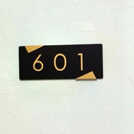 Customised Unit Sign door sign/unit number signage Customised Door Unit House Numbers Plaques Unit N