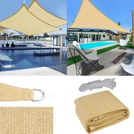 Local Stock 420D Sun Shade Sail Outdoor Courtyard Garden Waterproof Polyester Awning Waterproof UV