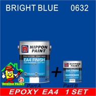 BRIGHT BLUE 0632 ( 1L ) EA4 FINISH / EA 4 NIPPON PAINT PROTECTIVE COATING / HIGH PERFORMANCE / HEAVY