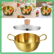 [Flameer] Korean Cooking Ramen Pot Kitchen Accessories Warmer Soup Pot Instant Noodle Pot