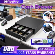 Cash Drawer Box Cash Box Key Lock With 5 Bill 5 Coin Tray Money Box Cashier Machine Safety Box