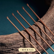 New Product#Bamboo Ear Spoon Ear Pick Bamboo Earwax Removal Spoon Professional Ear Cleaning Tool Woo