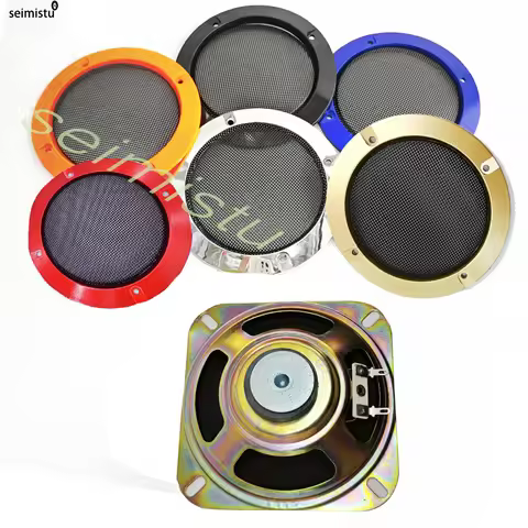 Arcade Speaker Grille 4 Inch 12cm esh Cover Net Chrome DIY Audio Video Arcade Games Cabinet Pinball