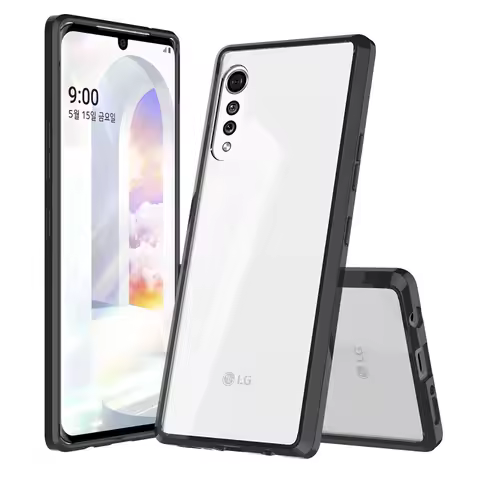 Soft Silicon TPU/PC Case For LG Velvet 6.8" Protective Fundas Capa Shockproof Crystal Clear Shell Ha