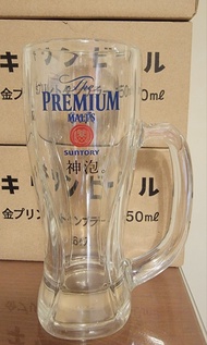 🇯🇵 三得利 Suntory Premium 神泡 有耳 啤酒杯 玻璃杯 水杯  ***另有Asahi Sapporo Yebisu Hoegaarden Kirin Stella 嘉士伯 1664 藍妹 百威 生力等啤酒產品出售