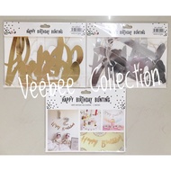 Shiny bunting flag/birthday banner/birthday bunting flag