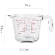 แก้วตวง เหยือกตวง ถ้วยตวงแก้ว แก้วชงกาแฟ ทำจากแก้วอย่างหนา ทนความร้อนสูง ทนทาน สามารถเข้าไมโครเวฟ ถ้วยตวงน้ำ แก้วตวงกาแฟ350ml/500ml