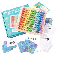 [Ready Stock] Children Color 99 Multiplication Table Early Education Puzzle Nine-Nine Multiplication