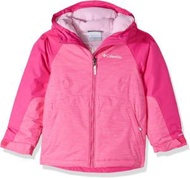 COLUMBIA - 女童 Alpine Action™ II 奧米 防水保暖透氣科技 乾爽型 防風外套 大衣 - Pink Ice