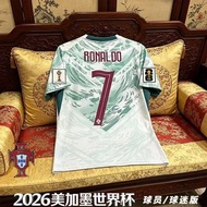 2026 World Cup Portugal Jersey C Ronaldo National Team Football Jersey No. 7 Ronaldo Player Short Sl