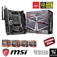 MSI B550I GAMING EDGE WIFI *MINI ITX AMD B550, support for: 3rd Generation AMD MOTHERBOARD + AMD RYZ