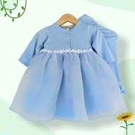Gamis Brukat Bayi Dress Anak Bianca Organza Set Hijab Murah Berkualitas - Gamis Bianca Anak Perempua