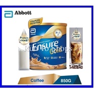 Abbott Ensure Gold Coffee / Green Tea / Vanilla / Wheat 850g Sachet EXP 04/2023 Vanila Milk Powder S