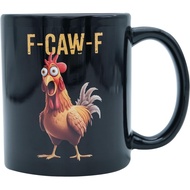 f- caw-f Mug,F kaw F mug Funny Chicken Mug Ceramic Gift Coffee Double-sided Design