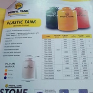 Tandon air PVC Profil Tank