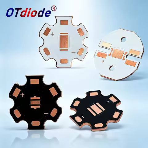 2/5/10pcs 20mm Copper PCB Board Plate For LED 3535 XPE2 LG3535 XHP35 XPG2 5050 T6 XML2 Car Light 357