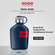 น้ำหอมผู้ชาย HUGO Jeans Eau De Toilette For Men - Grapefruit Peppermint Sandalwood Accord - Fougere 