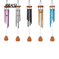 PRASI Metal Tubes Windchime, Aluminum Zen Atmosphere Aluminum Wind Chimes,  Pendant 6 Rods Large Win