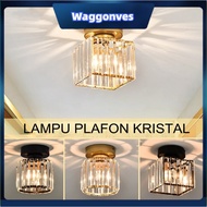 Crystal Ceiling Lamp - modern Crystal Round Ceiling Lamp - Simple Ceiling Lamp