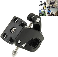 ADA AY2 Bicycle Motorcycle Holder Handlebar Mount for GoPro NEW HERO /HERO6 /5/5 Session /4 Session /4/3+ /3/2 /1, Xiaoyi and Other Action Cameras(Black) (Color : Black)