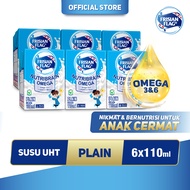 Frisian Flag Omega Susu UHT Plain 110ml x6