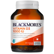 Blackmores Total Calcium & Magnesium + Vitamin D3 - 200 Tablets/ Vitamin D3 1000IU - 200 Caps