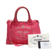 Prada 1BG439 Canapa 手提包，Canapa 迷你托特包，托特包

PRADA 粉紅色 [二手]