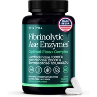 Potent Nattokinase 4000 FU Serrapeptase 240000 SPU Lumbrokinase 2000 FU Supplement - Proteolytic Enz